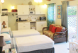 Studio set up as Twin beds